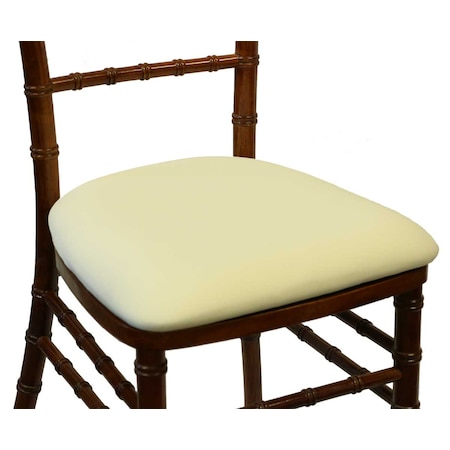 Atlas Commercial Products Spandex Chiavari Cushion Cover, Ivory SP-CCC-02